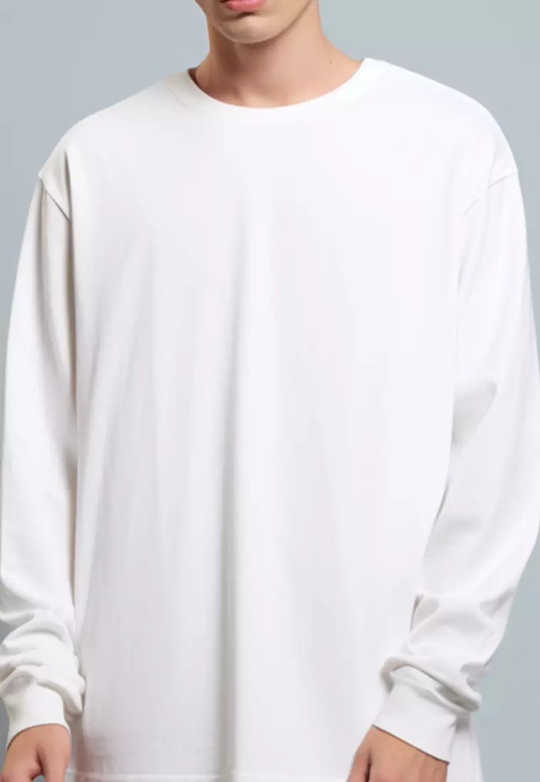 Kaos Premium 30s Panjang Putih